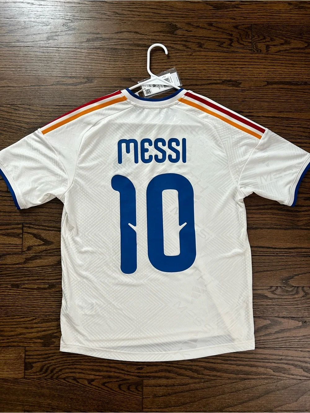 Kith x adidas Messi jersey chalk white
